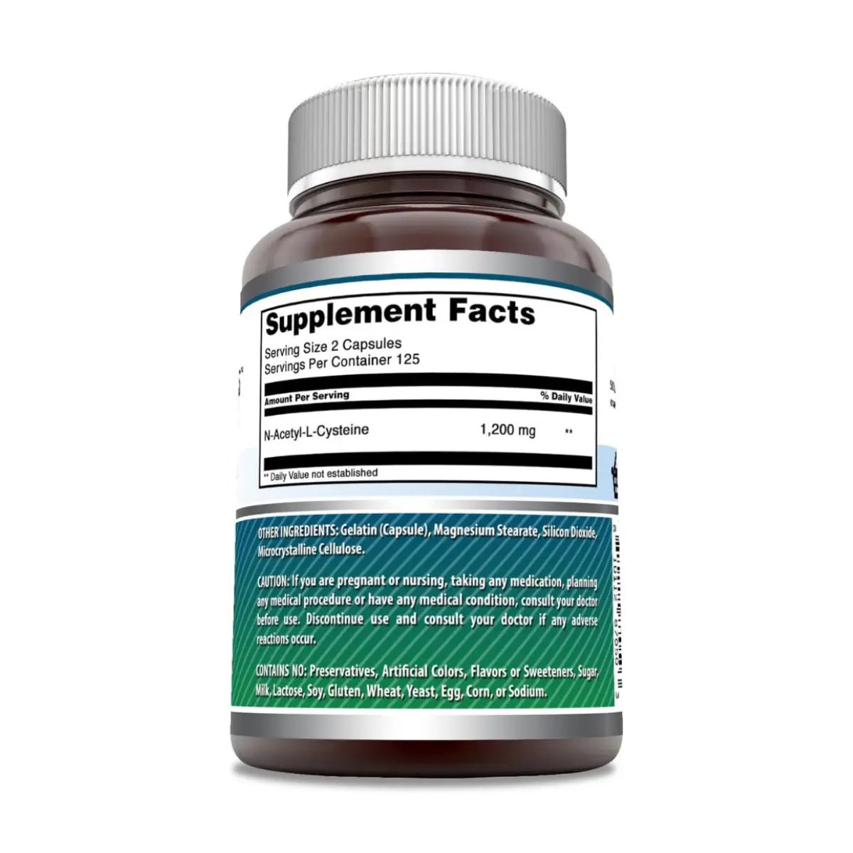 Amazing Formulas NAC 600 Mg (1200 Mgps) 250 Cápsulas - Hi Vitamins