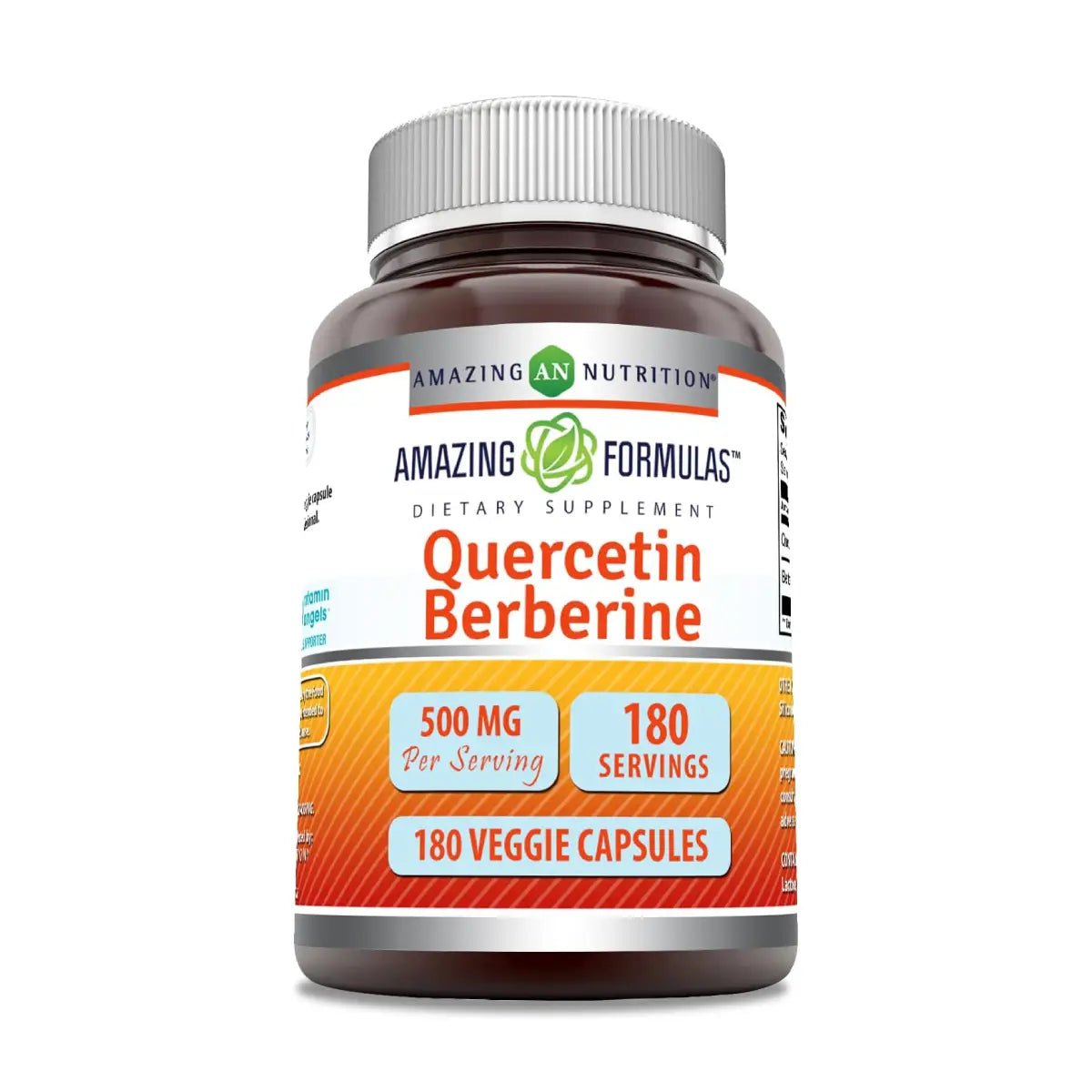 Amazing Formulas Quercetina Berberina 500 Mg 180 Cápsulas - Hi Vitamins