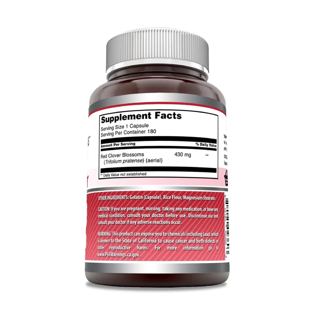 Amazing Formulas Red Clover 430 Mg 180 Cápsulas - Hi Vitamins