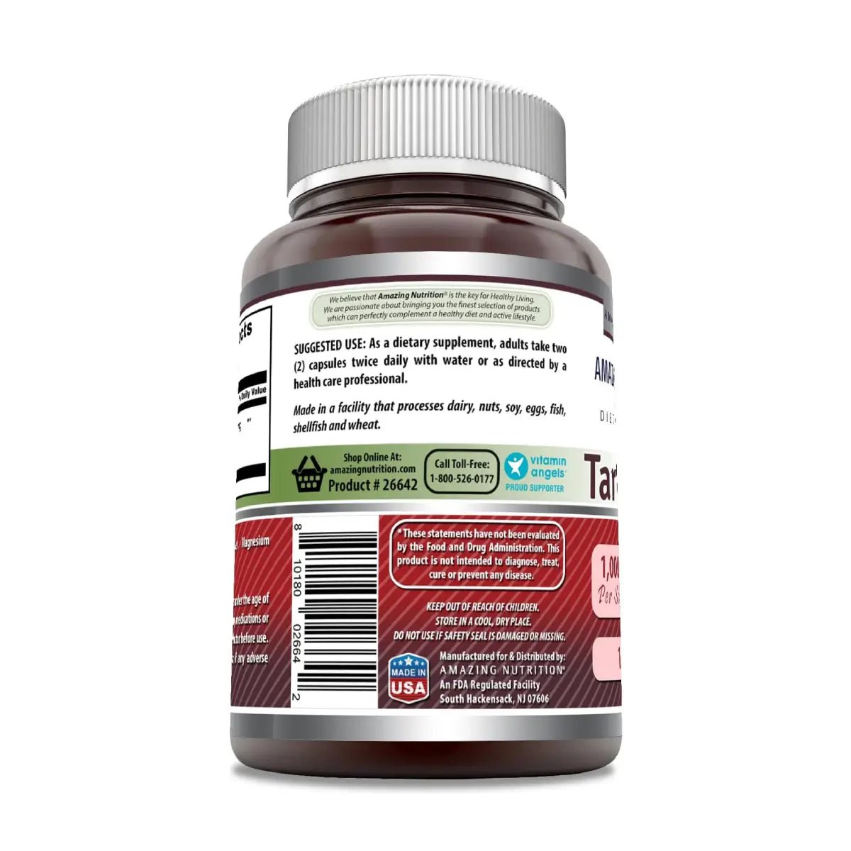 Amazing Formulas Tart Cherry 1000 Mg 120 Cápsulas - Hi Vitamins
