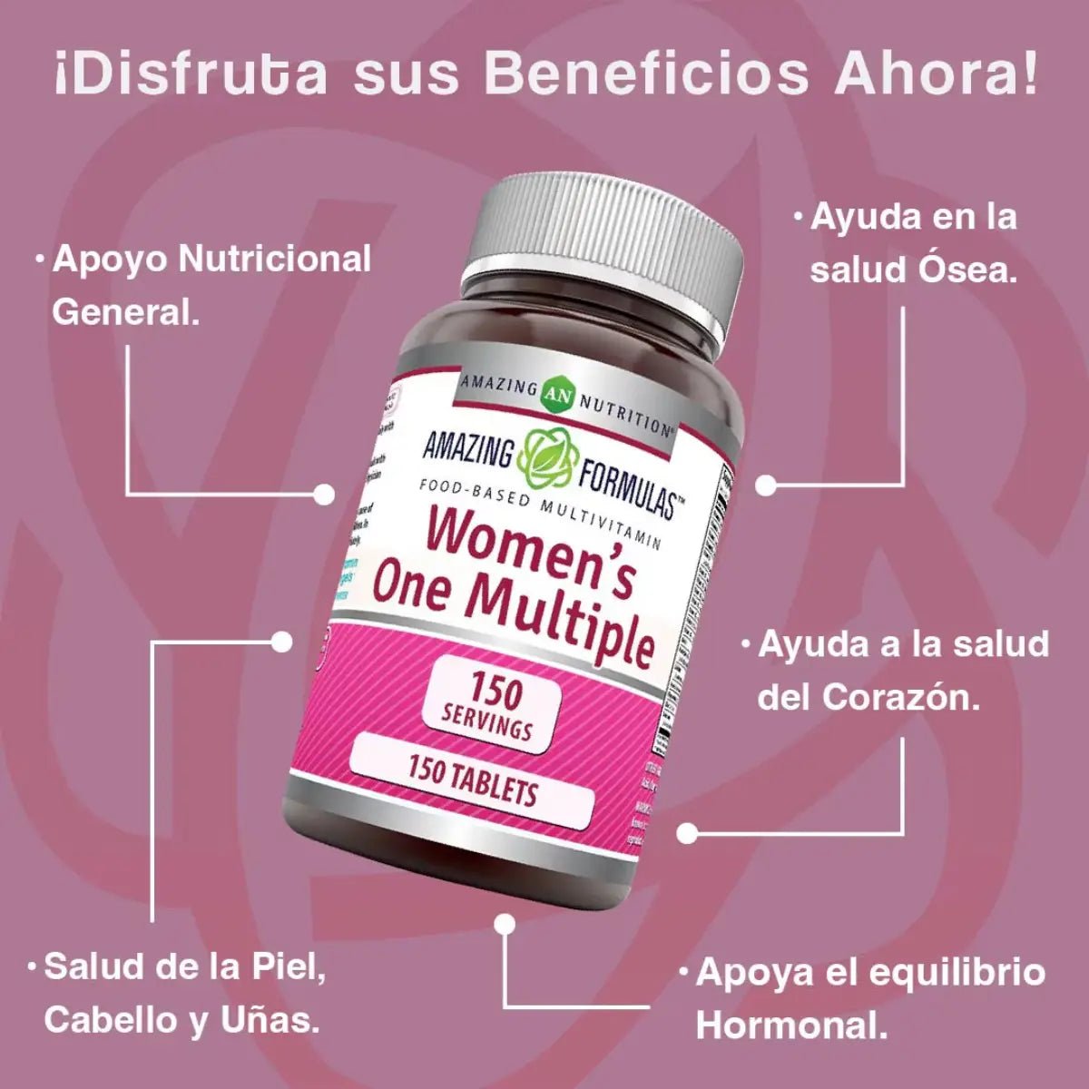 Amazing Formulas Women's One Multiple 150 Tabletas - Hi Vitamins
