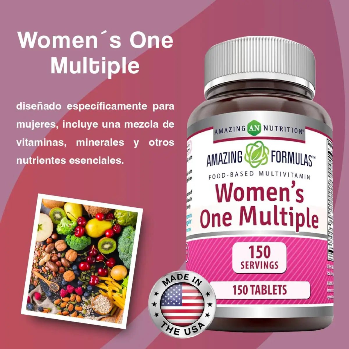 Amazing Formulas Women's One Multiple 150 Tabletas - Hi Vitamins