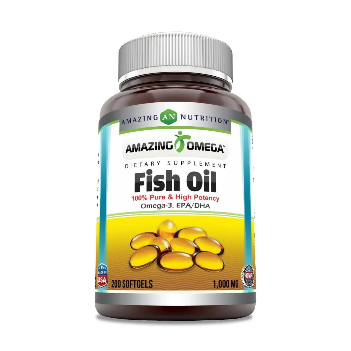 Amazing Formulas® Fish Oil 1,000 Mg 200 Softgel - Hi Vitamins