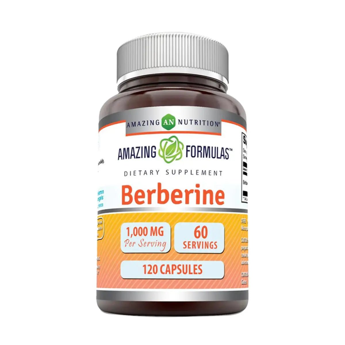 Amazing Nutrition Berberine 1000 Mg 120 Cápsulas - Hi Vitamins
