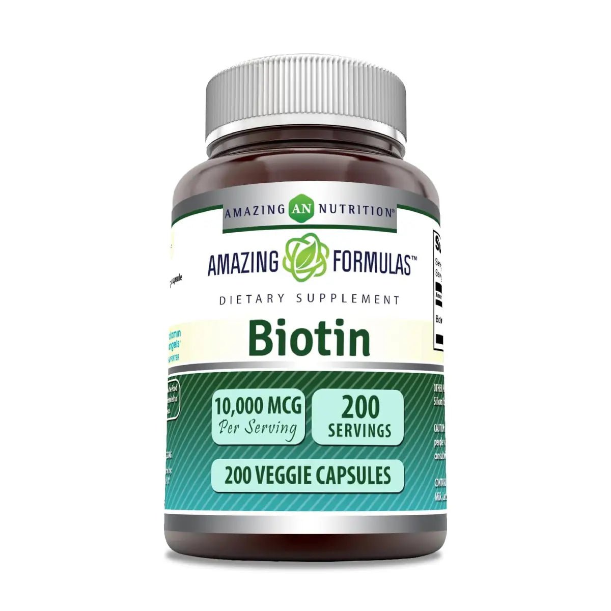 Amazing Nutrition Biotina 10,000 Mcg 200 Cápsulas - Hi Vitamins