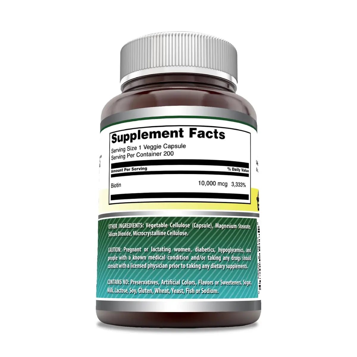Amazing Nutrition Biotina 10,000 Mcg 200 Cápsulas - Hi Vitamins