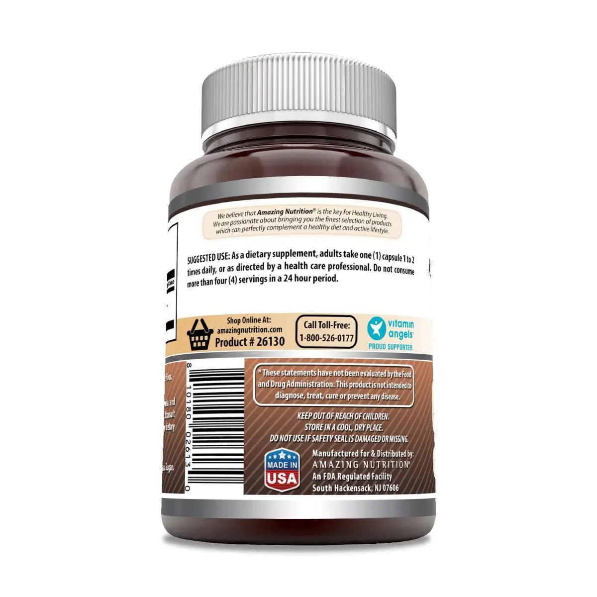 Amazing Nutrition Caffeine 200 Mg 240 Cápsulas - Hi Vitamins