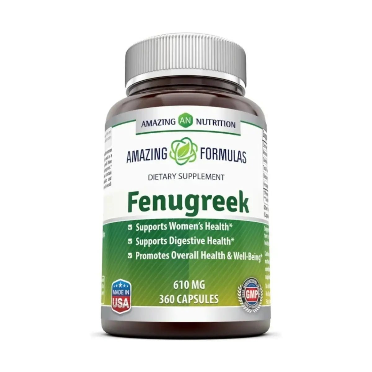 Amazing Nutrition Fenugreek 610 Mg 360 Cápsulas - Hi Vitamins