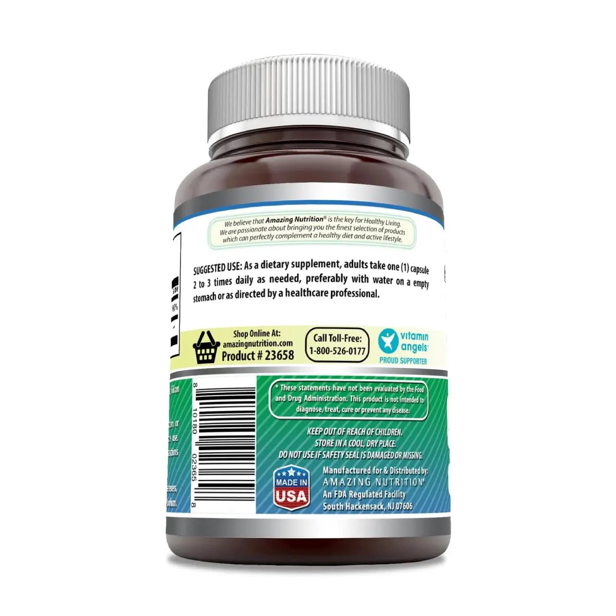 Amazing Nutrition GABA con Vitamina B 500mg 200 Cápsulas - Hi Vitamins