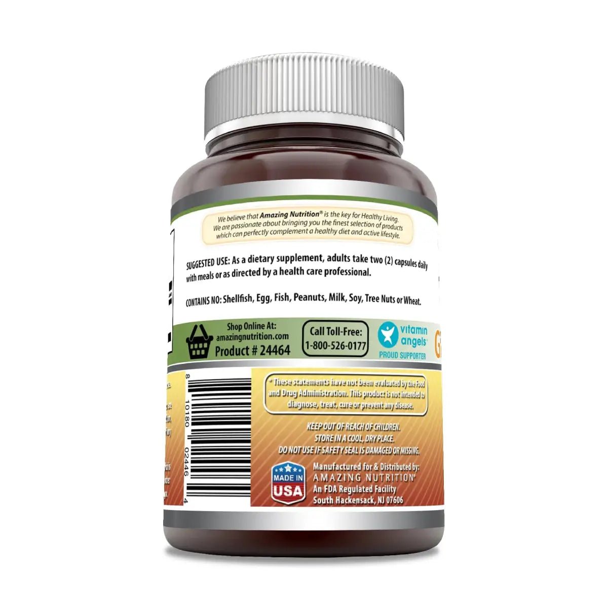 Amazing Nutrition Ginseng Complex 1000mg 120 Cápsulas - Hi Vitamins