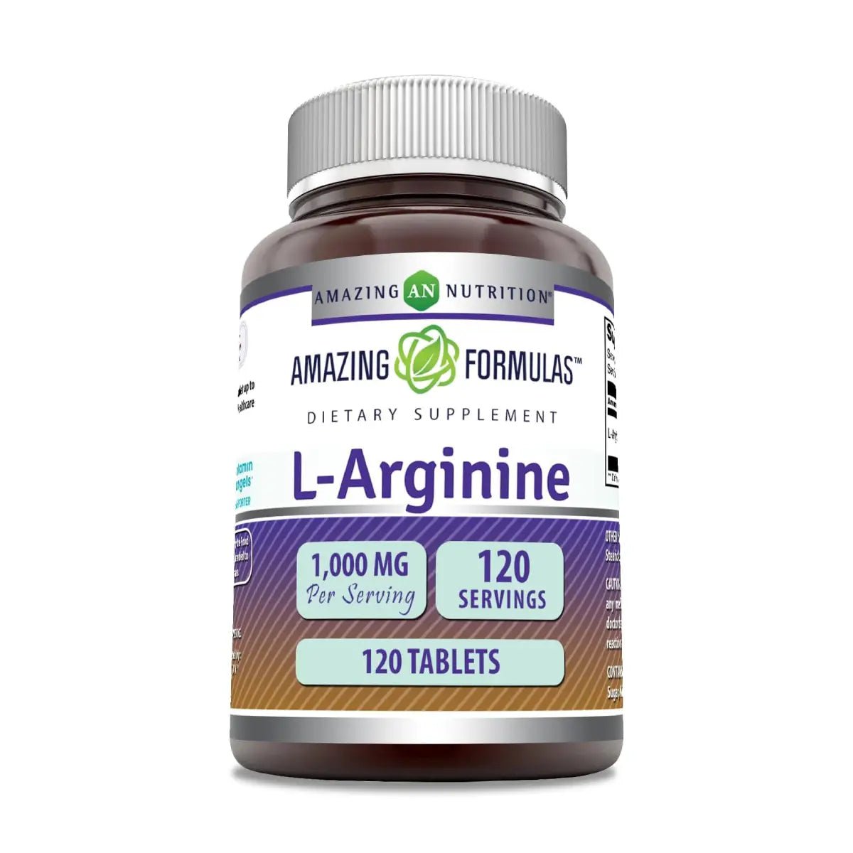Amazing Nutrition L - Arginina 1000 Mg 120 Tabletas - Hi Vitamins