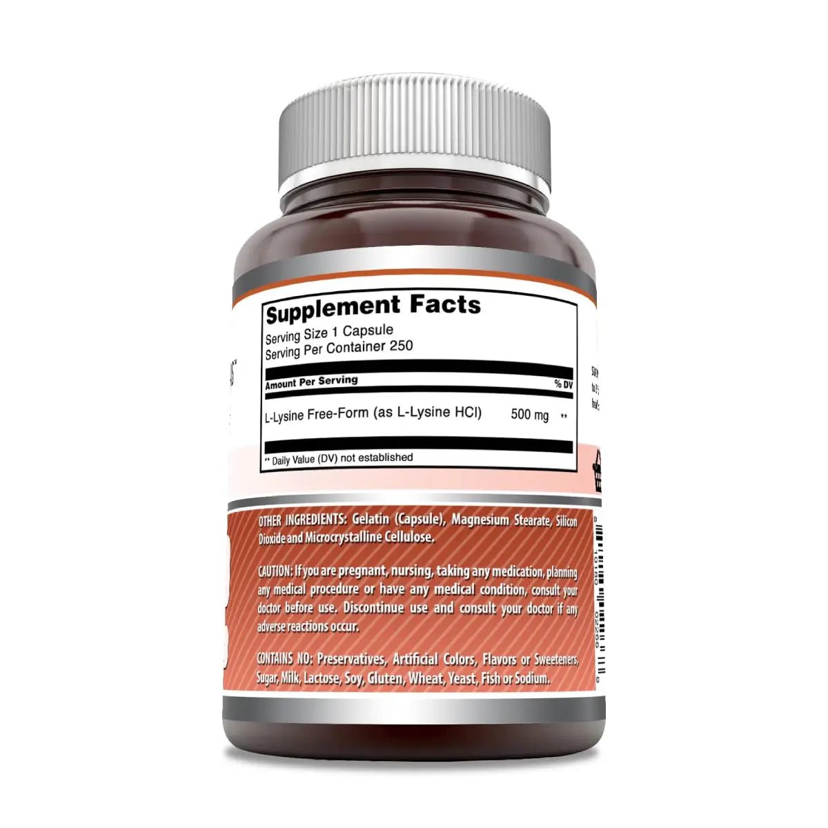 Amazing Nutrition L - Lysine 500 Mg 180 Tabletas - Hi Vitamins