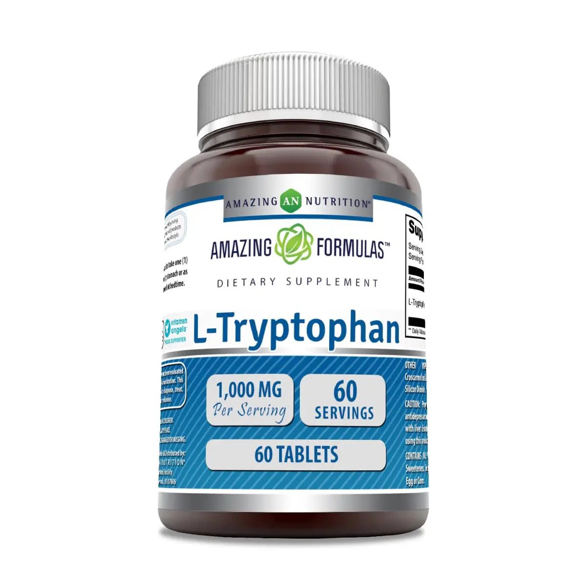 Amazing Nutrition L - Triptofano 1000 Mg 60 Tabletas - Hi Vitamins