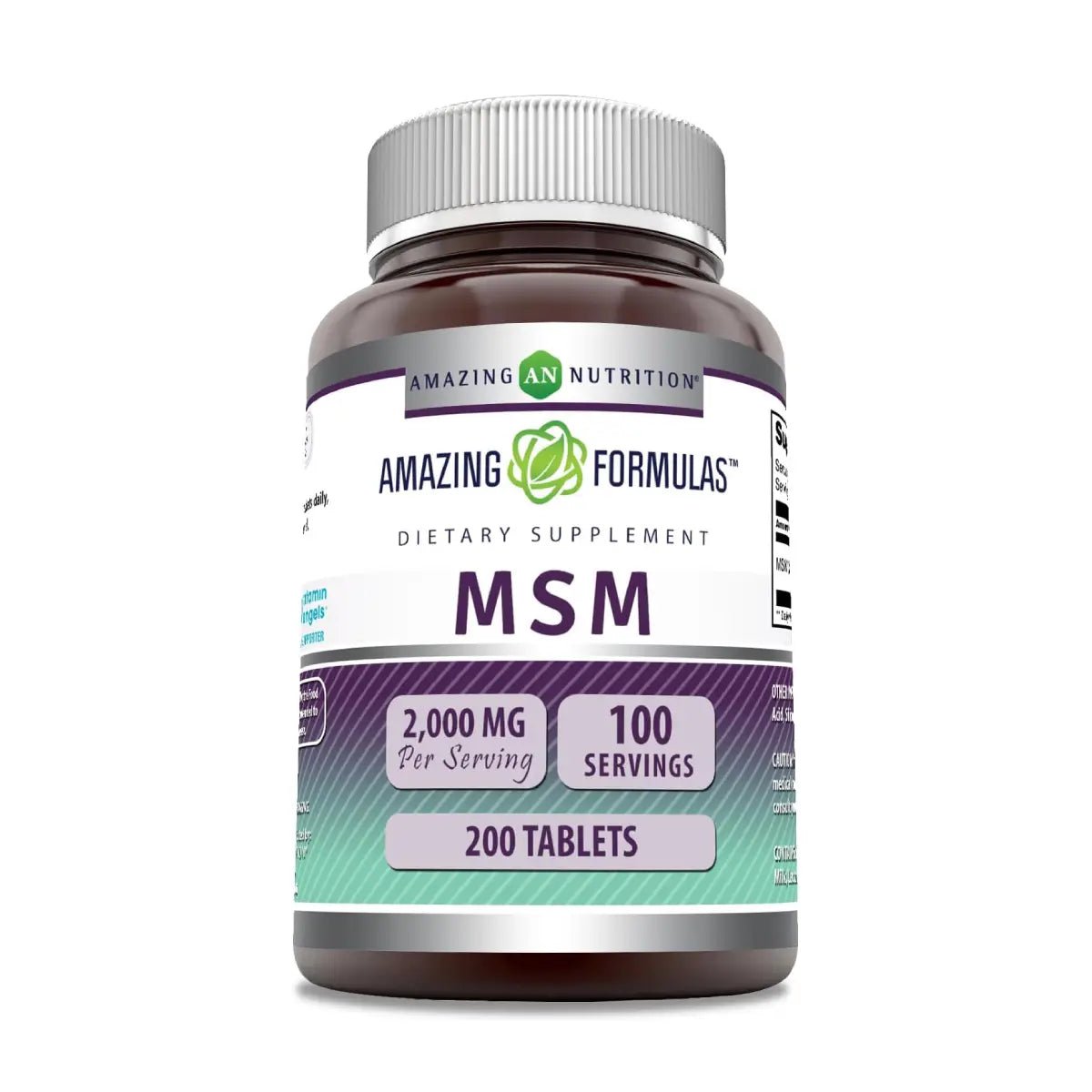 Amazing Nutrition MSM 1000 Mg 200 Tabletas - Hi Vitamins