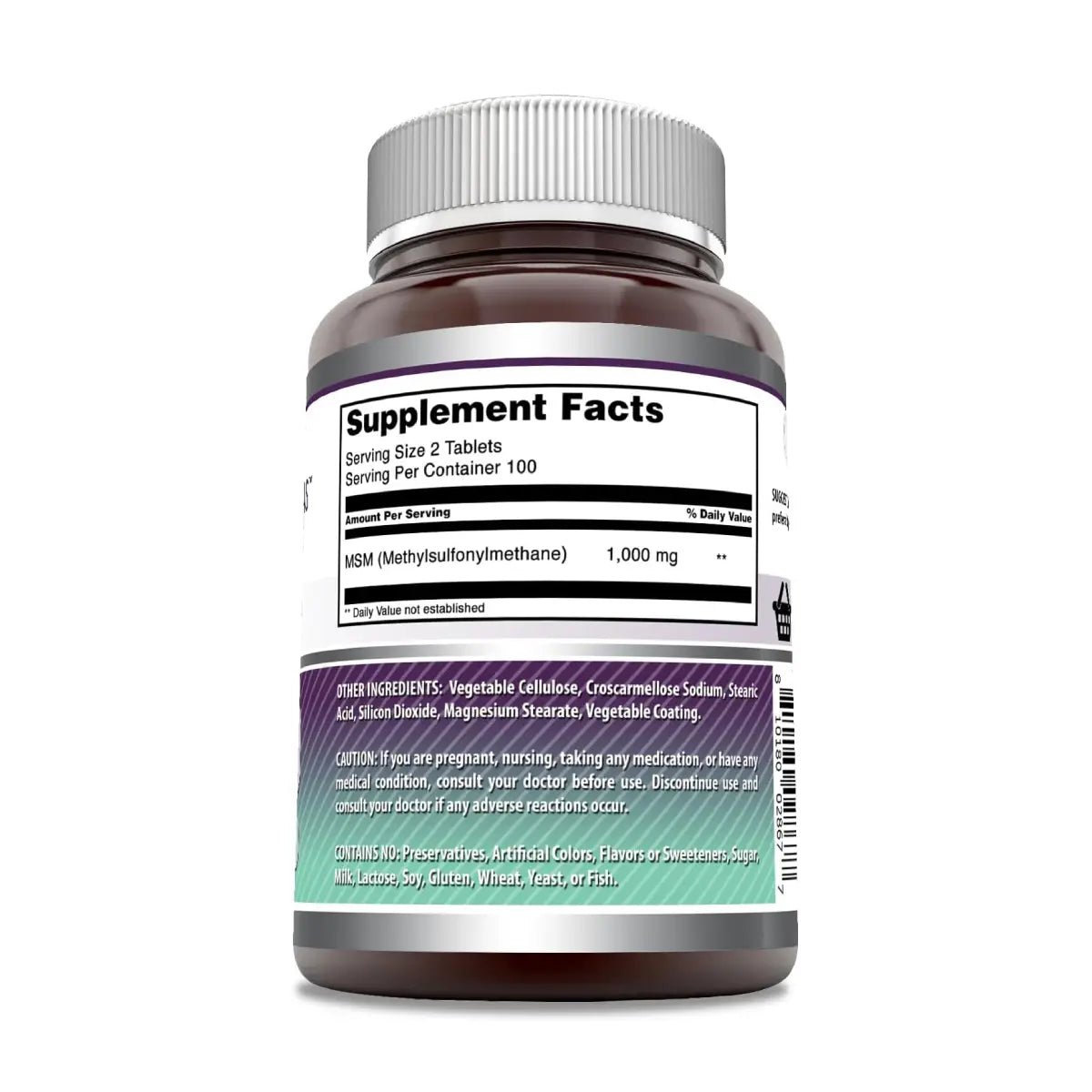 Amazing Nutrition MSM 1000 Mg 200 Tabletas - Hi Vitamins