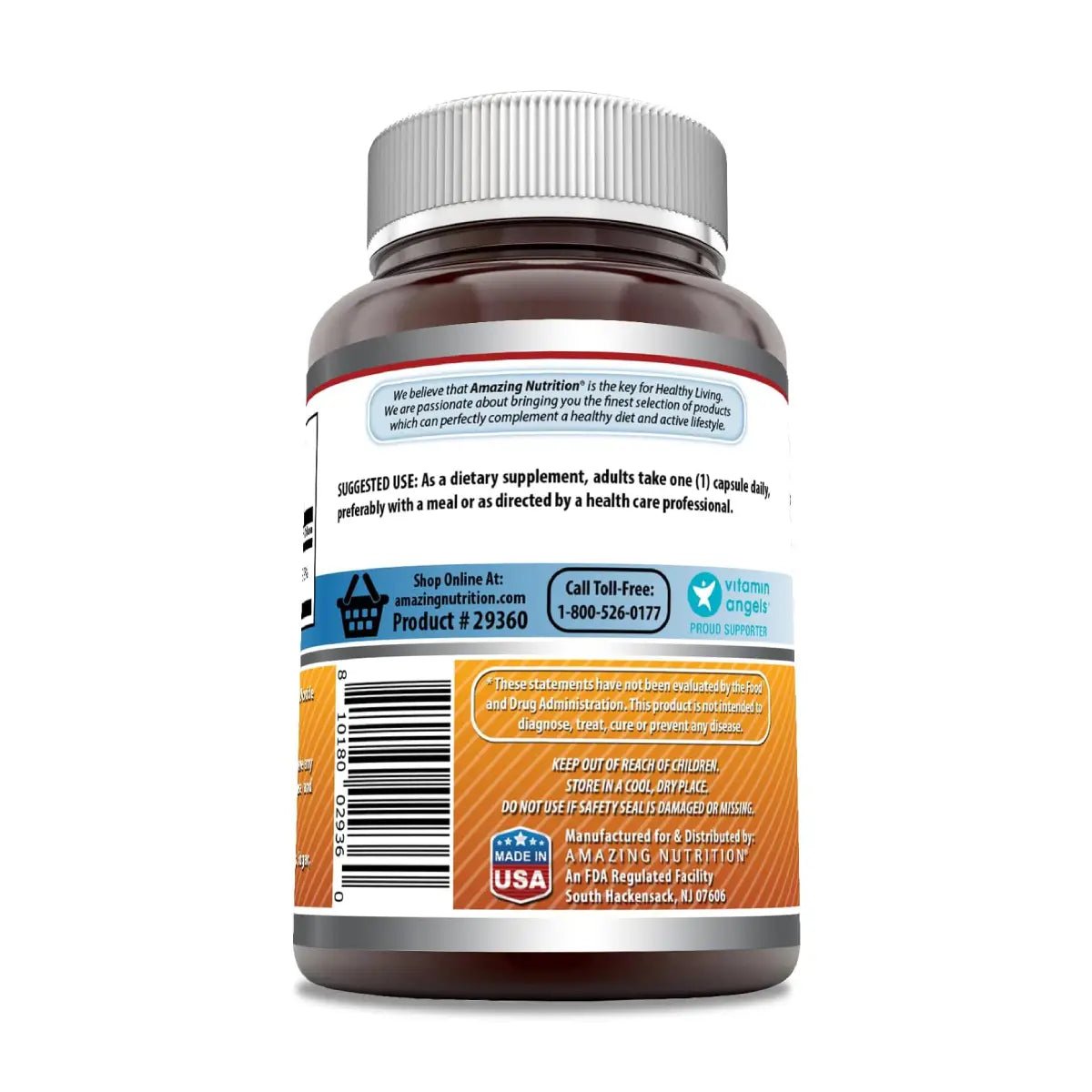 Amazing Nutrition Riboflavina 400 Mg 120 Cápsulas - Hi Vitamins