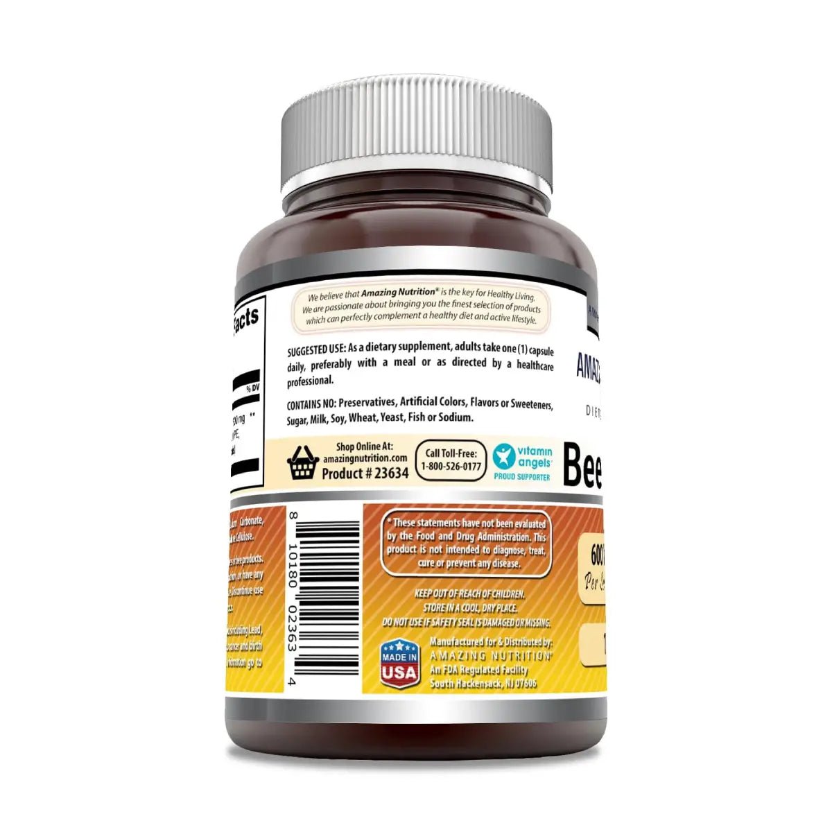 Amazing Nutrition® Bee Propolis 600mg 120 Cápsulas - Hi Vitamins