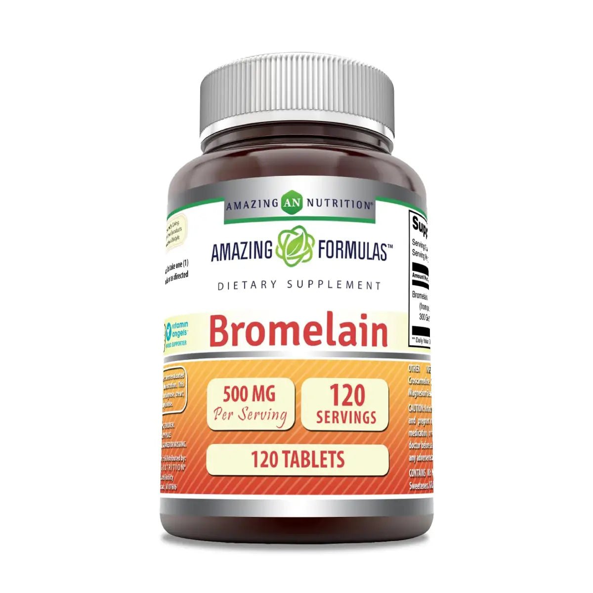 Amazing Nutrition® Bromelina 500mg 120 Tabletas - Hi Vitamins