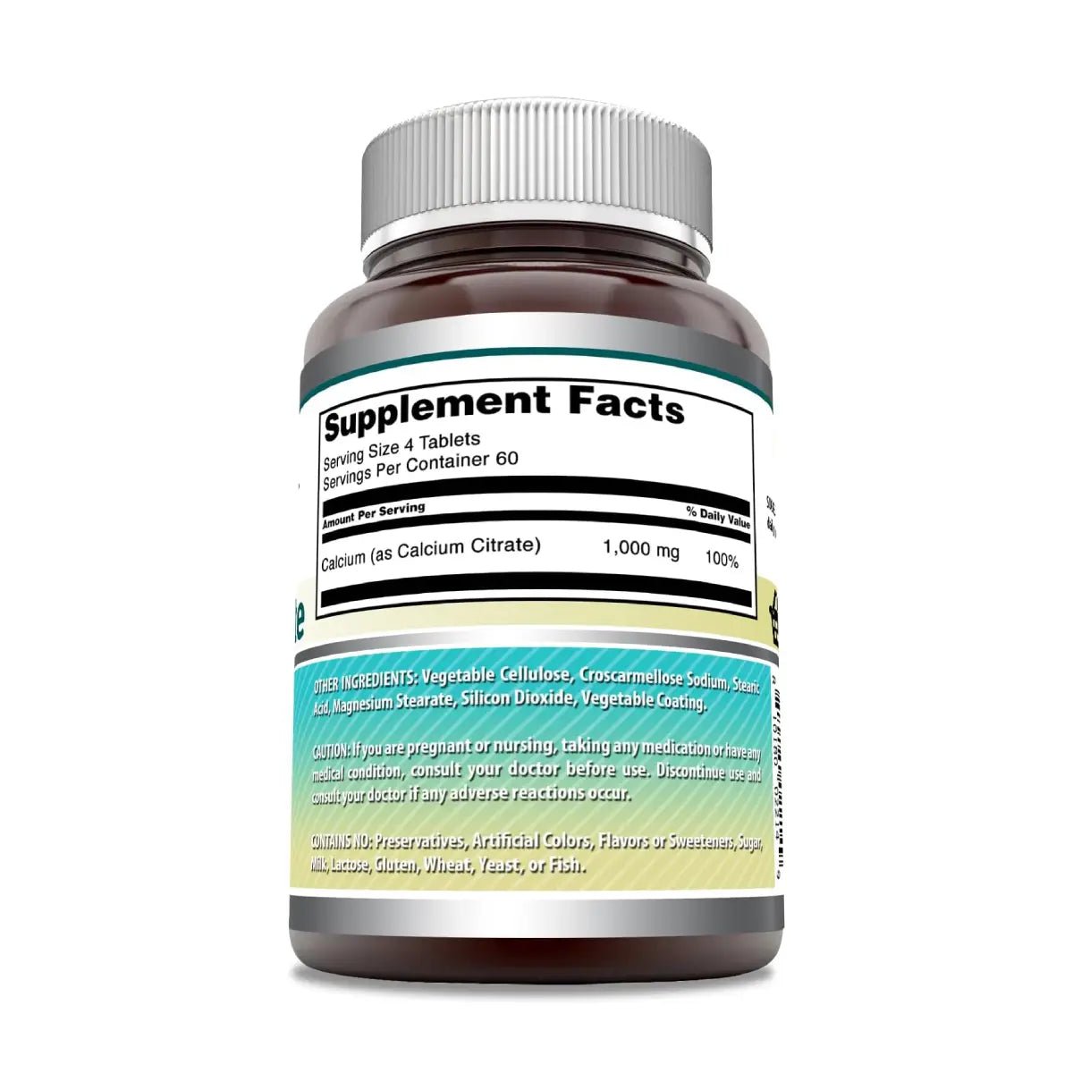 Amazing Nutrition® Citrato de Calcio 1,000 Mg 240 Tabletas - Hi Vitamins