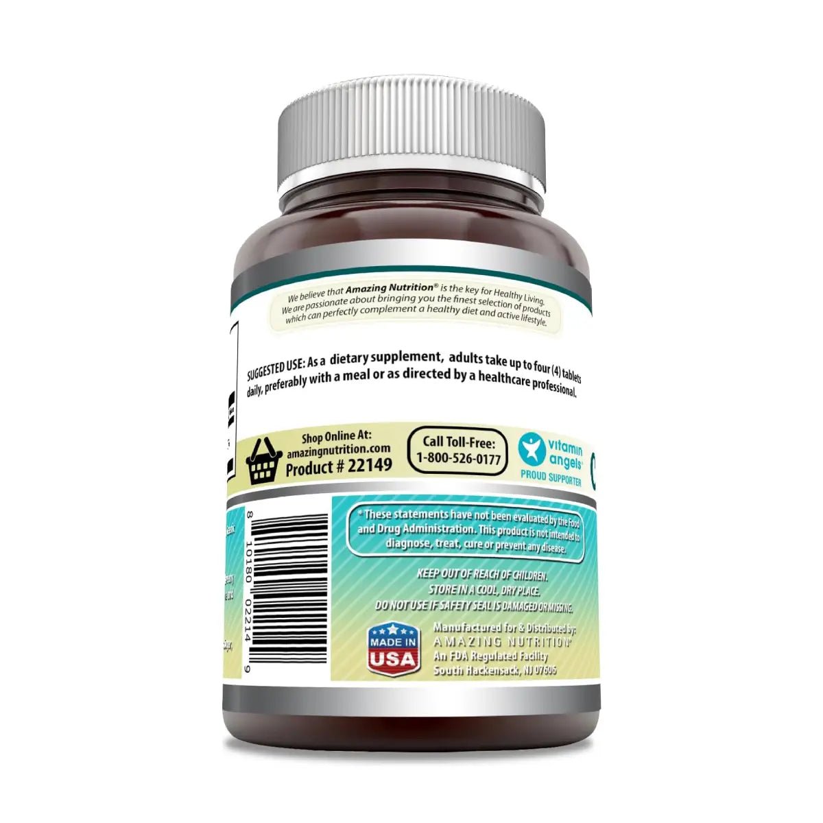 Amazing Nutrition® Citrato de Calcio 1,000 Mg 240 Tabletas - Hi Vitamins