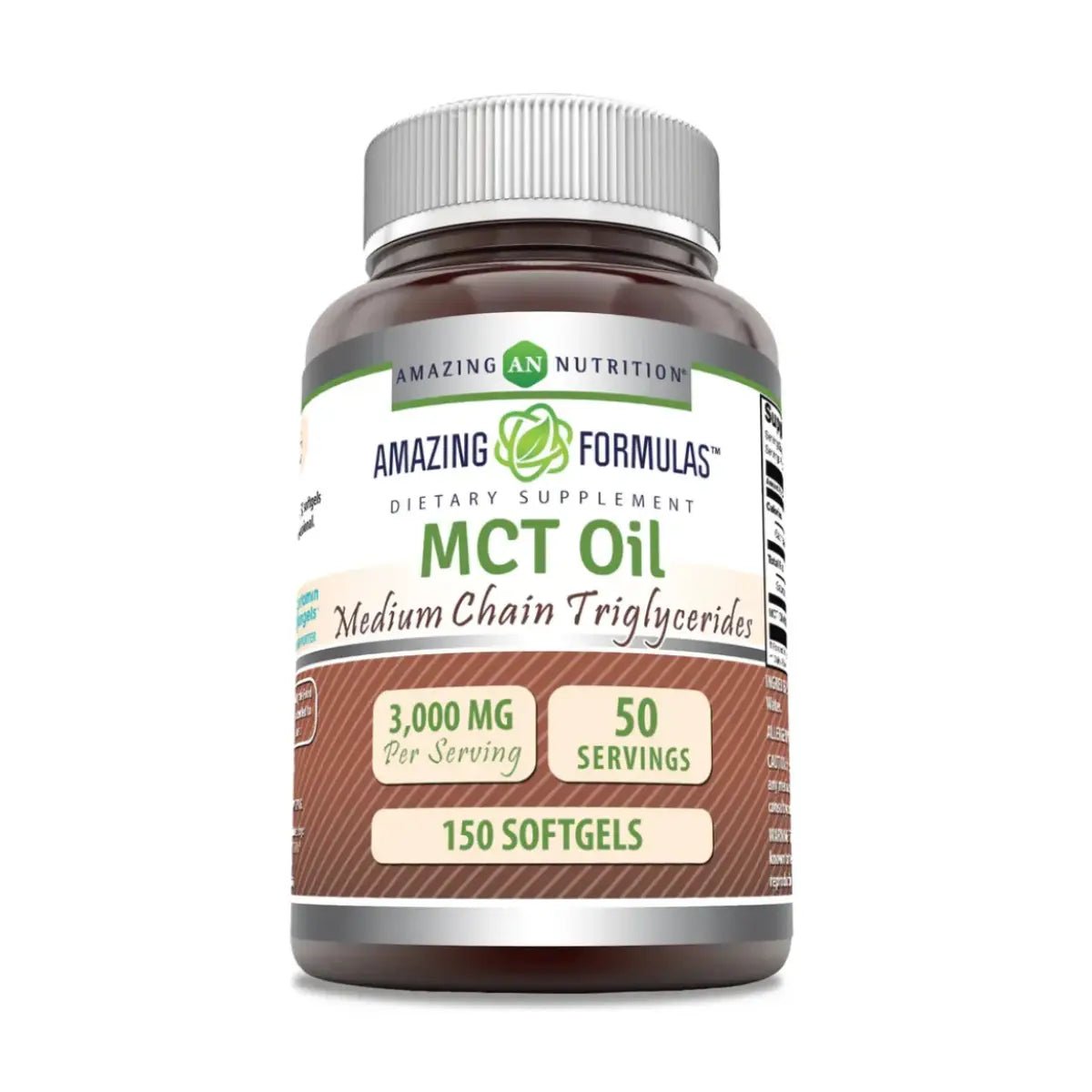 Amazing Nutrition® MCT Oil 1,000 Mg 150 Softgels - Hi Vitamins