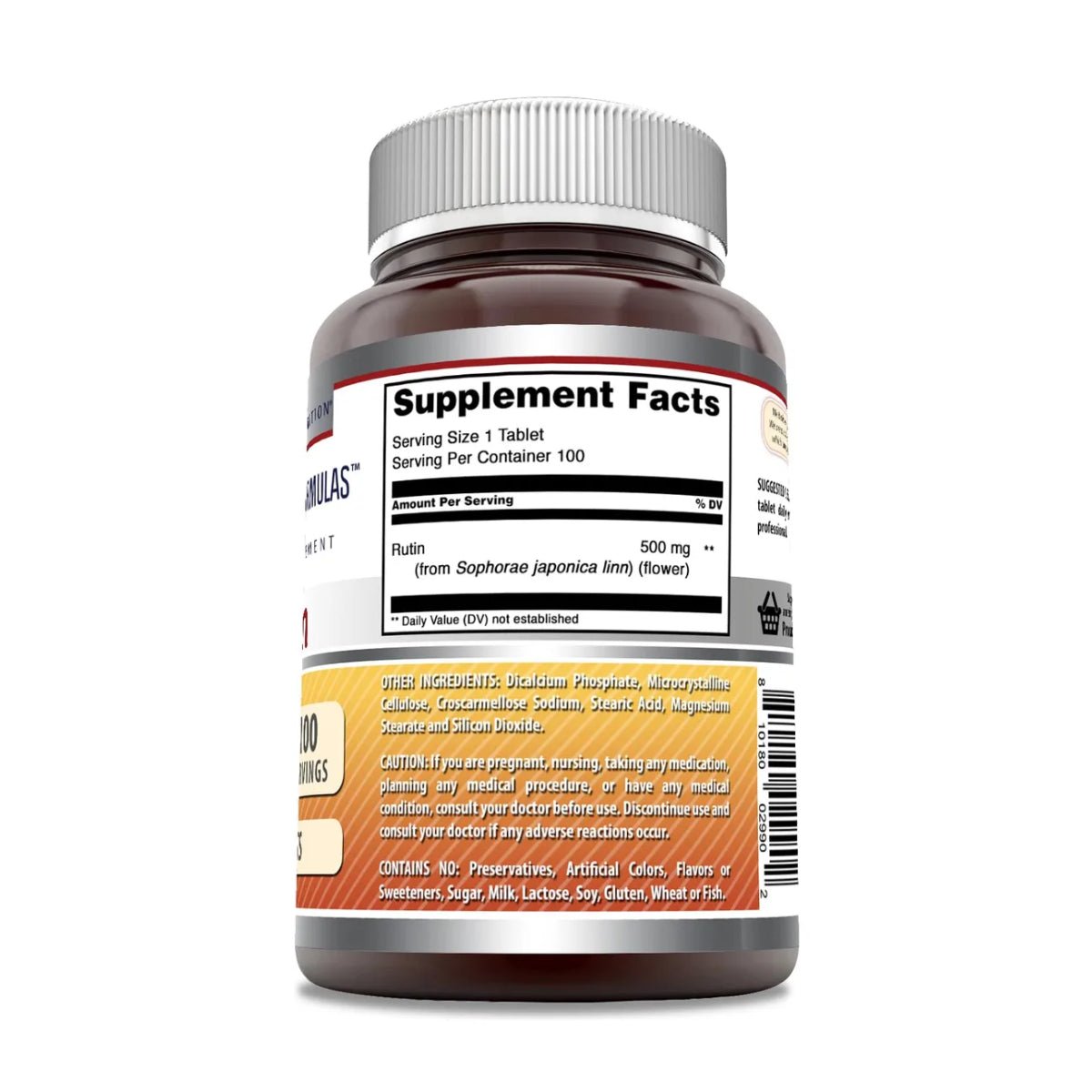 Amazing Nutrition® Rutin 500 Mg 100 Tabletas - Hi Vitamins