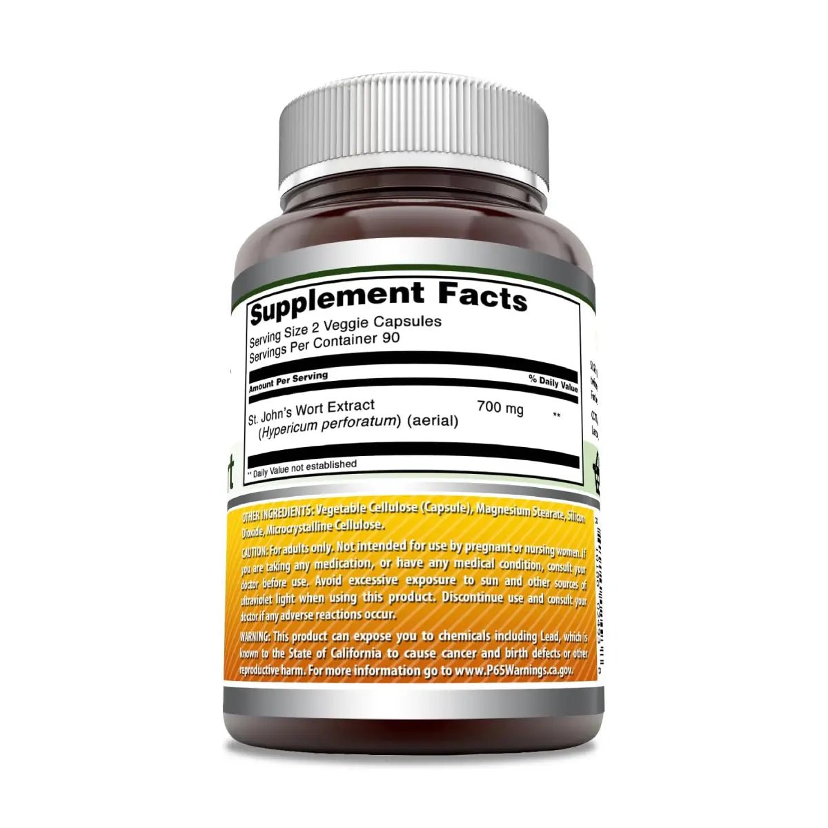 Amazing Nutrition® St. John's Wort 700 Mg 180 Cápsulas - Hi Vitamins