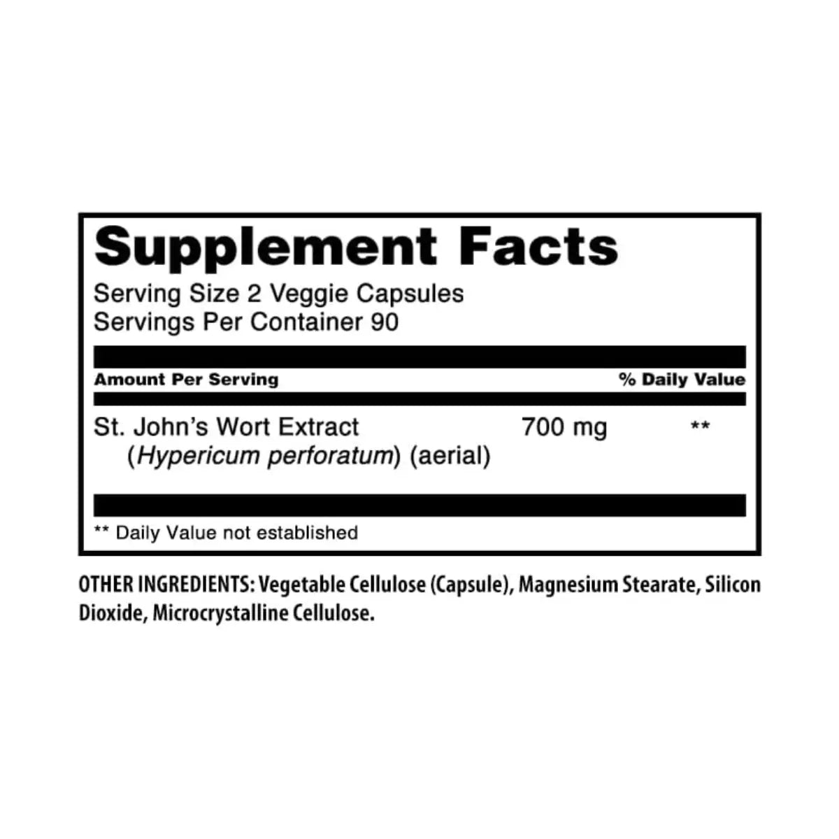 Amazing Nutrition® St. John's Wort 700 Mg 180 Cápsulas - Hi Vitamins