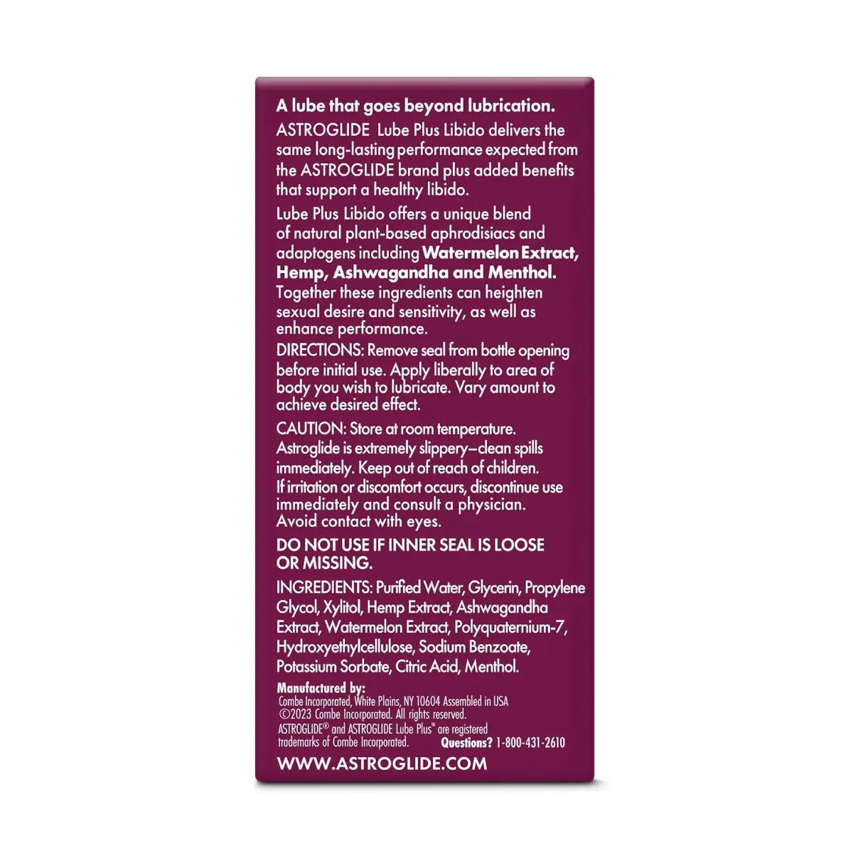Astroglide Lubricante Plus 74ml - Hi Vitamins