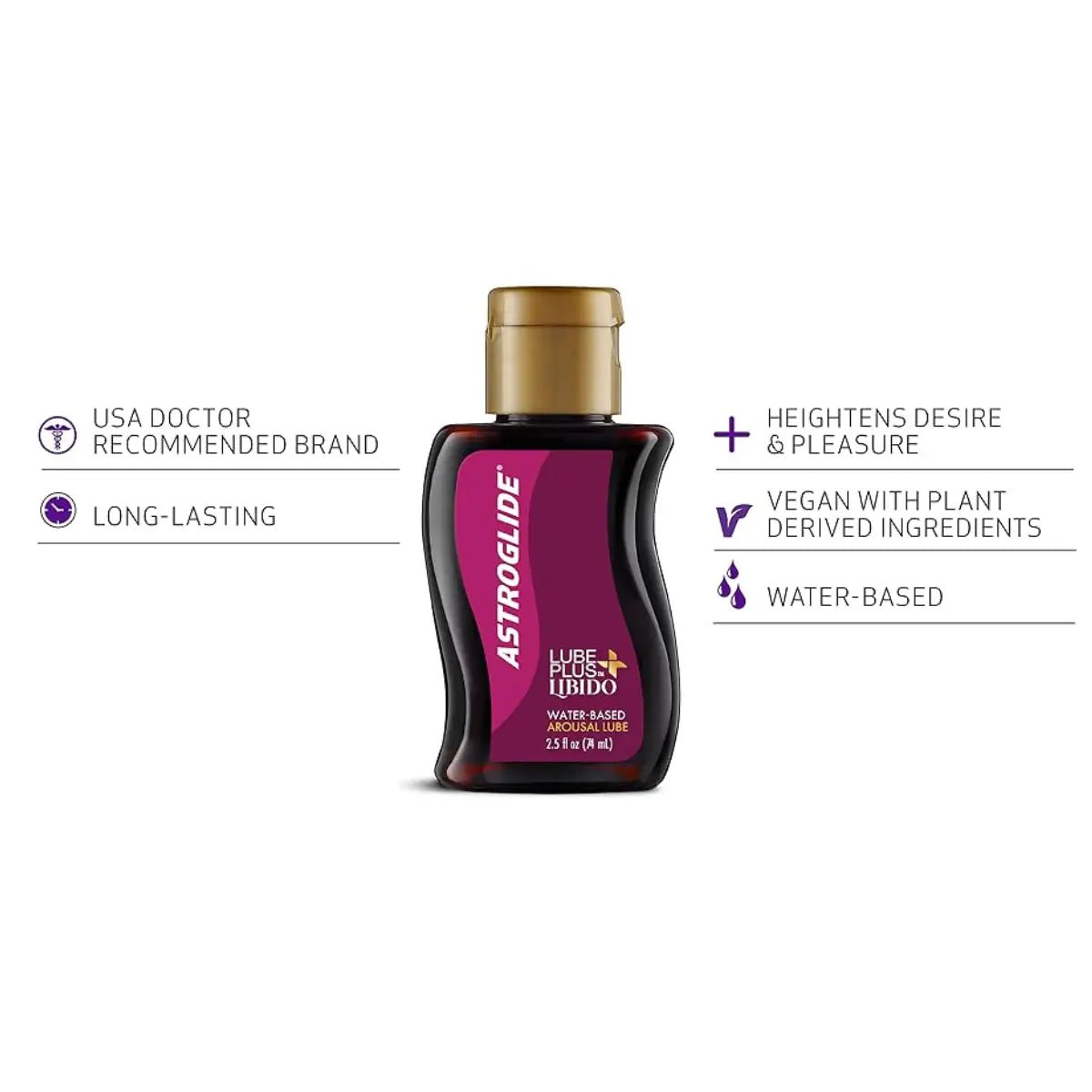 Astroglide Lubricante Plus 74ml - Hi Vitamins