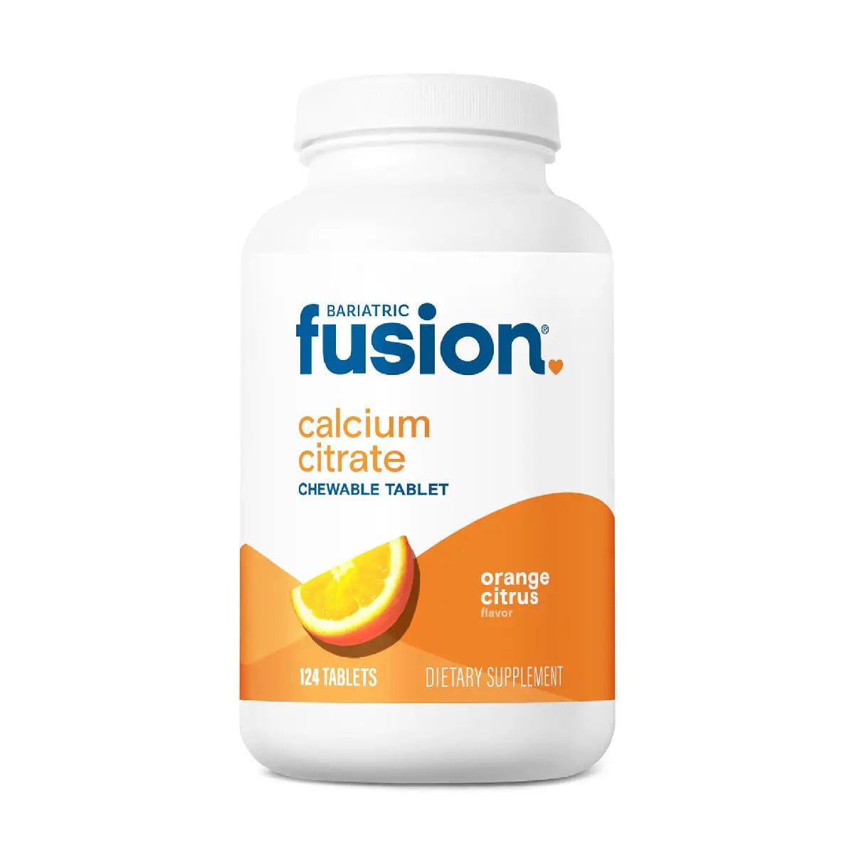 Bariatric Fusion Citrato de Calcio 124 Tabletas Sabor Naranja - Hi Vitamins