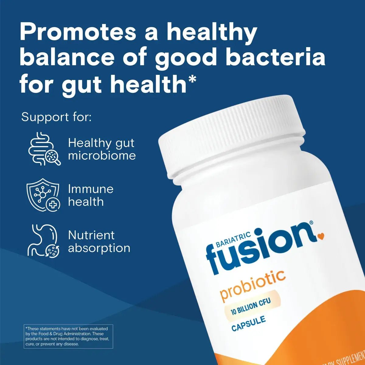 Bariatric Fusion Probiótico 10 Billion CFU 60 cápsulas - Hi Vitamins
