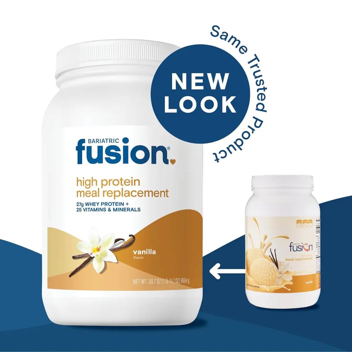 Bariatric Fusion Suplemento Alimenticio Alto en Proteína 869.4g sabor Vainilla - Hi Vitamins