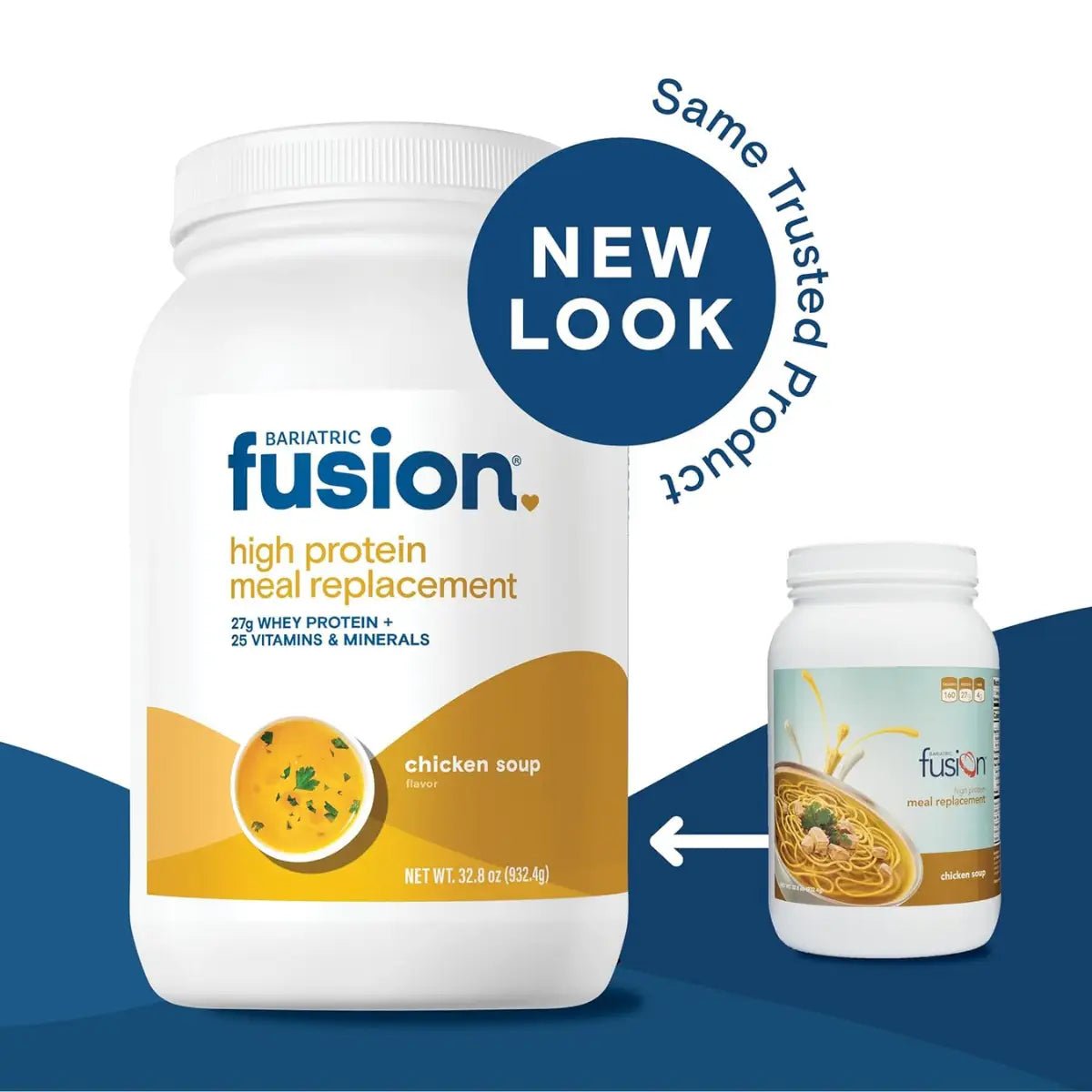 Bariatric Fusion Suplemento Alimenticio Alto en Proteína 932.4g sabor Sopa de Pollo - Hi Vitamins