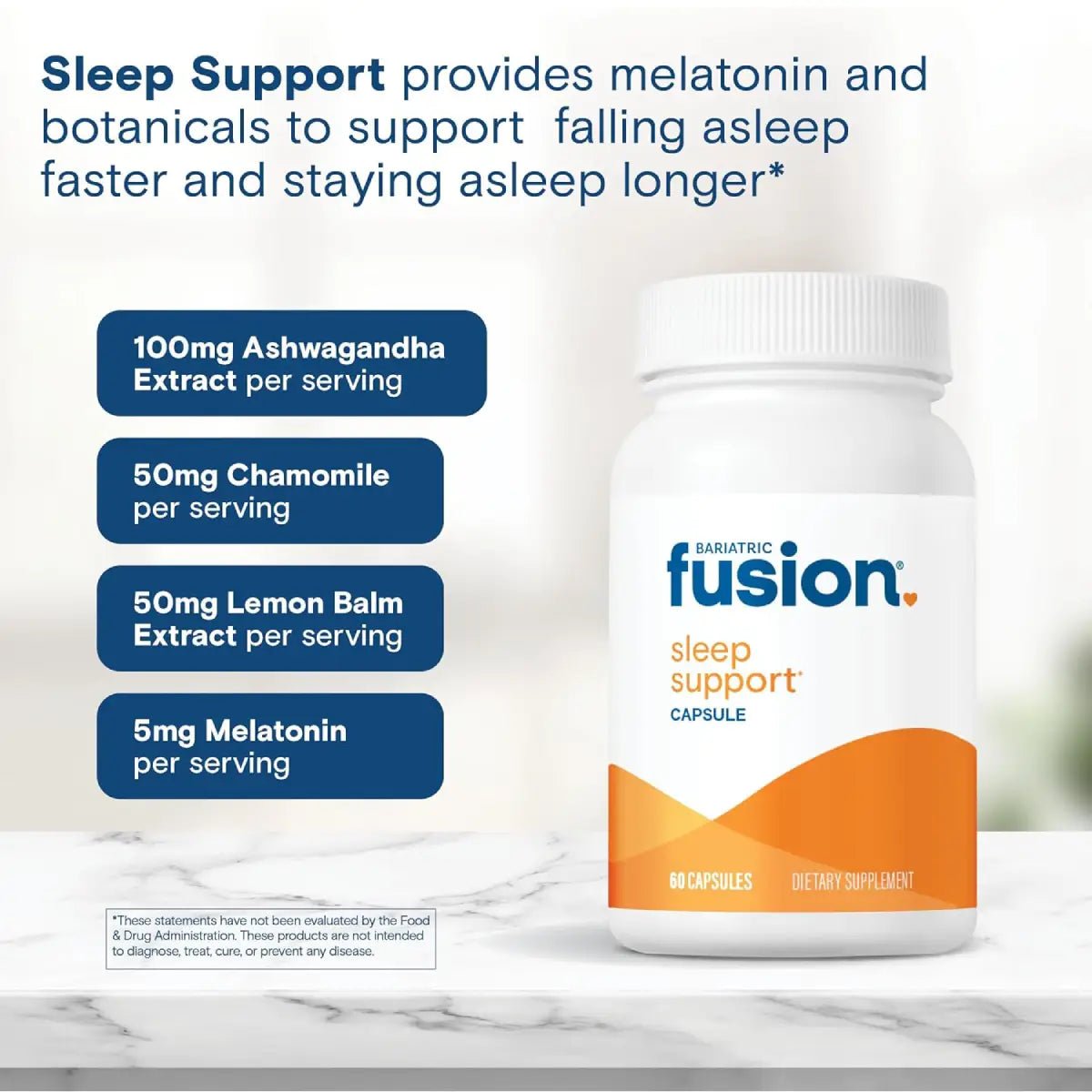 Bariatric Fusion® Apoyo para Dormir 60 Cápsulas - Hi Vitamins
