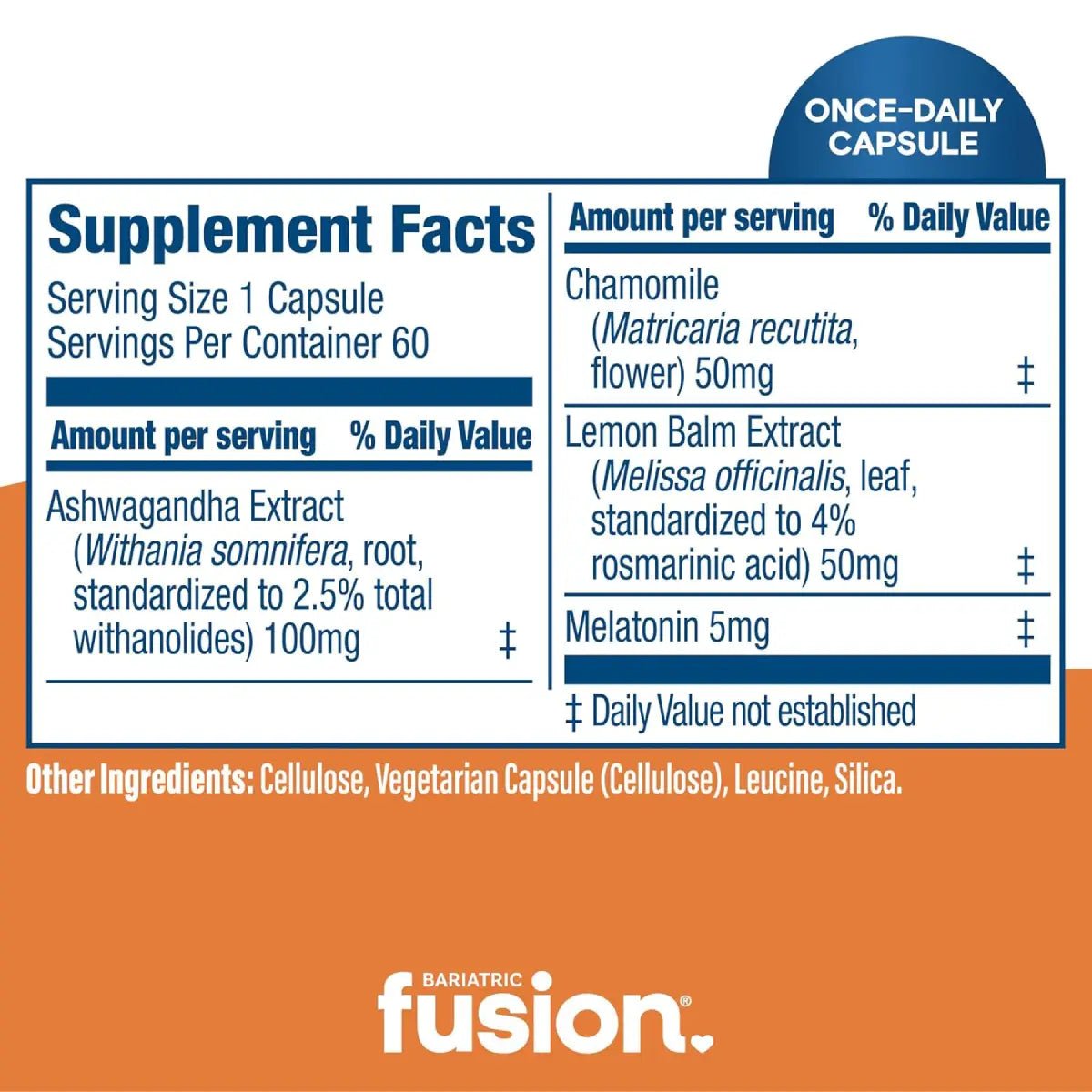 Bariatric Fusion® Apoyo para Dormir 60 Cápsulas - Hi Vitamins