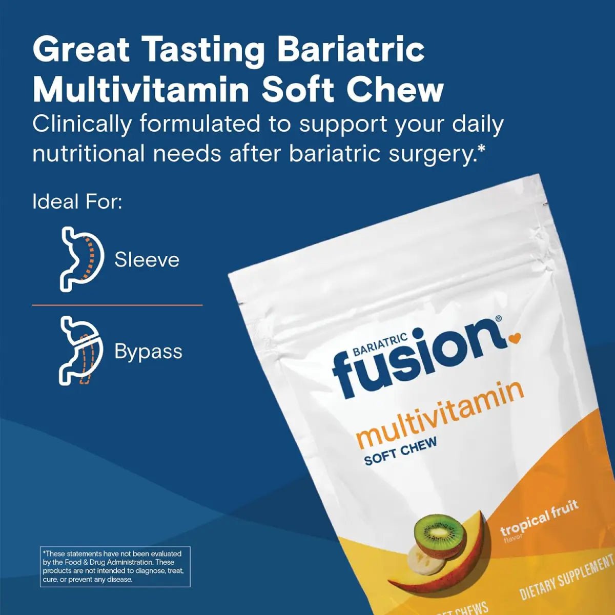 Bariatric Fusion® Multivitamínico 60 Masticables Sabor Frutos Tropicales - Hi Vitamins