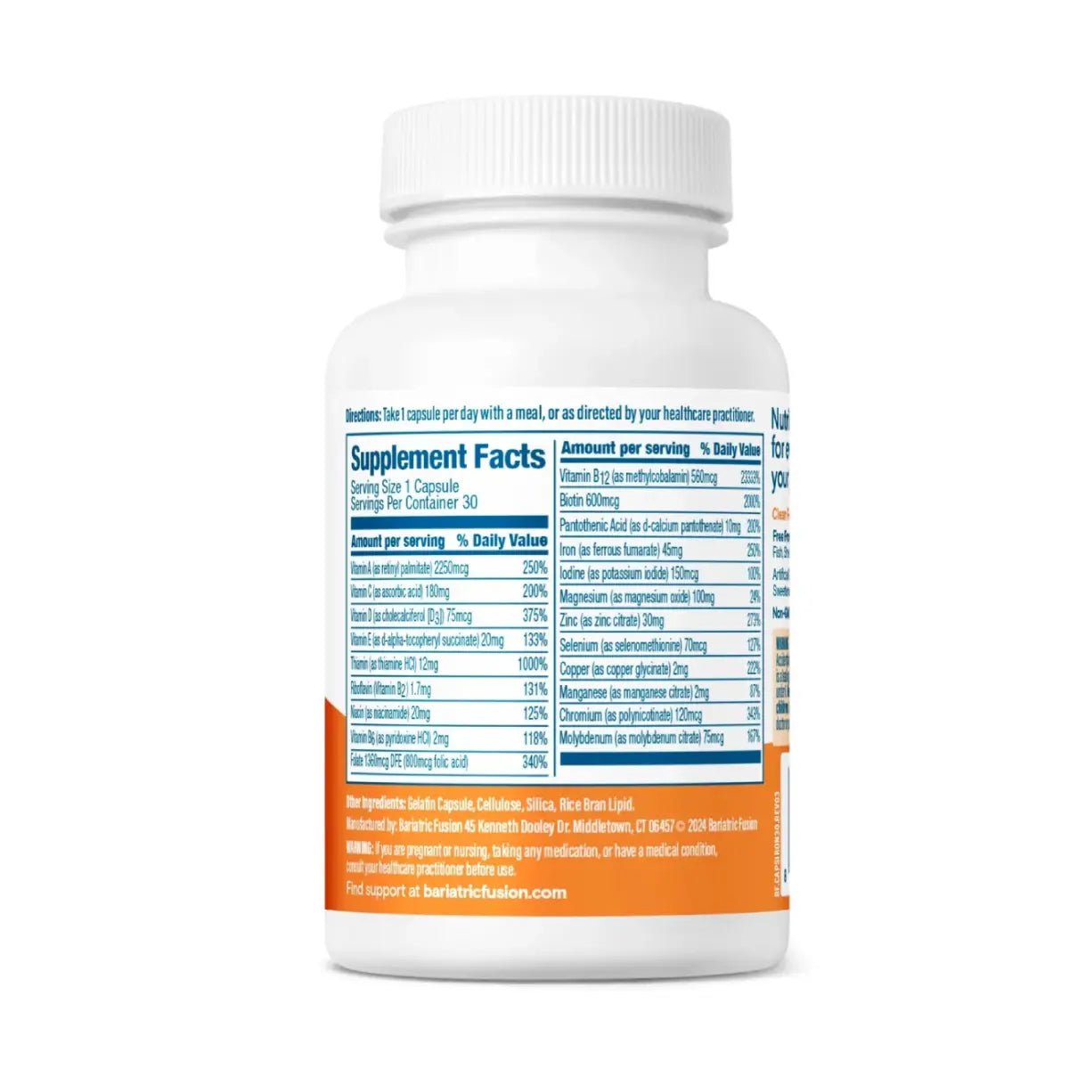 Bariatric Fusion® Multivitamínico One Per Day 30 Cápsulas - Hi Vitamins