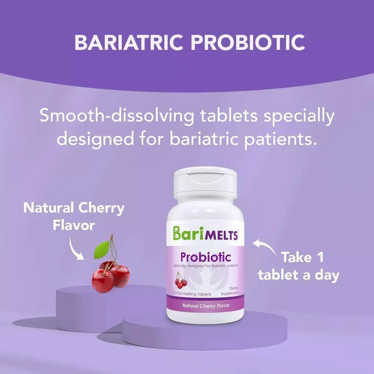 Barimelts® Probiótico Bariátrico 60 Tabletas - Hi Vitamins