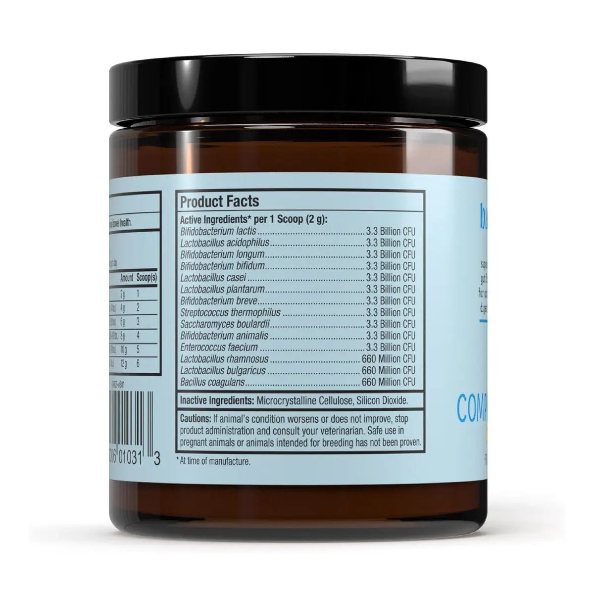 Bark & Whiskers Complete Probiotics para Mascotas 3.17 Oz 90 G - Hi Vitamins