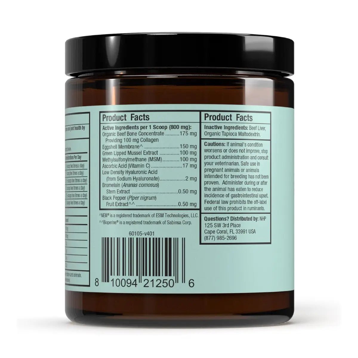 Bark & Whiskers Joint Support para Mascotas 1.69 Oz 48 G - Hi Vitamins