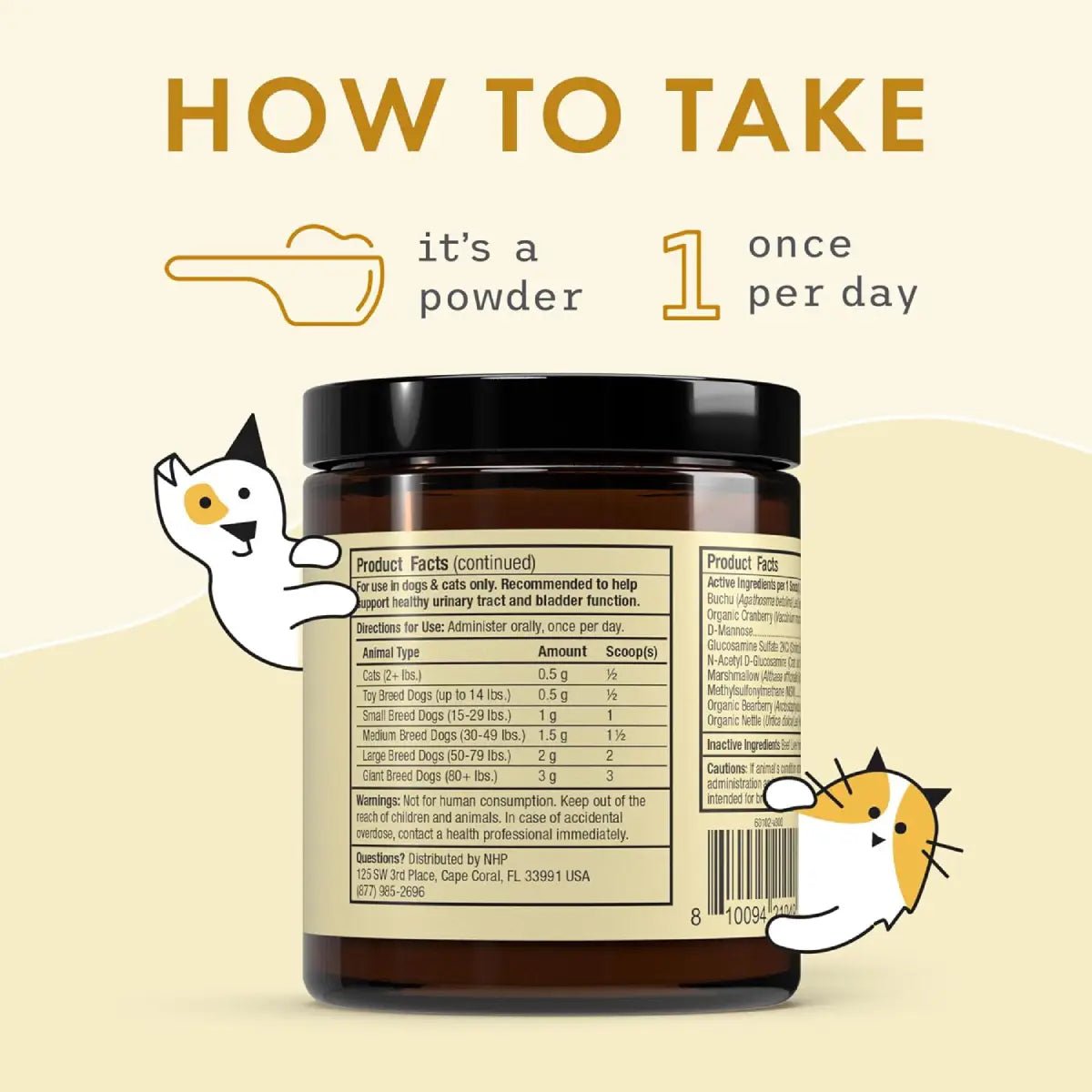 Bark & Whiskers Soporte de Vejiga para Mascotas 3.17 Oz 90 G - Hi Vitamins