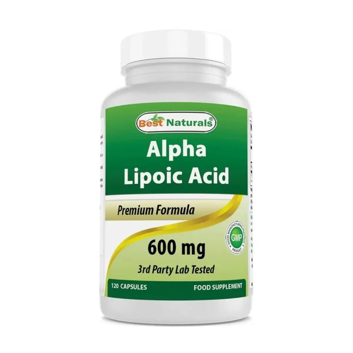 Best Naturals Ácido Alfa Lipoico 600 Mg 120 Cápsulas - Hi Vitamins