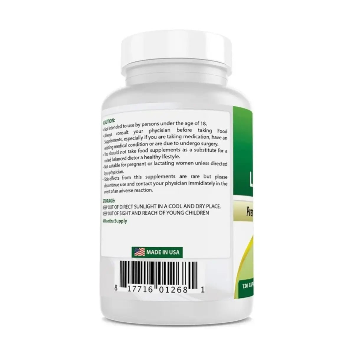 Best Naturals Ácido Alfa Lipoico 600 Mg 120 Cápsulas - Hi Vitamins
