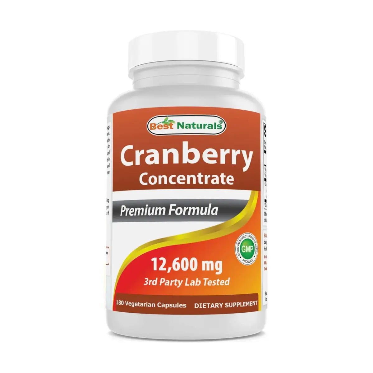 Best Naturals Cranberry Concentrate 12600 Mg 180 Cápsulas - Hi Vitamins
