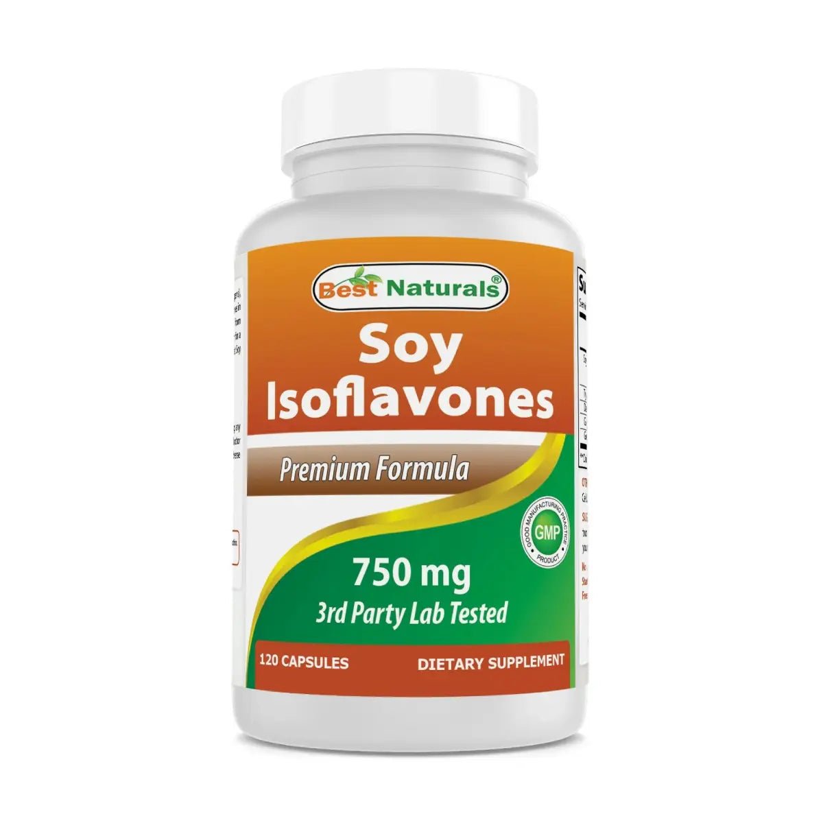 Best Naturals Isoflavonas de Soja 750 Mg 120 Cápsulas - Hi Vitamins
