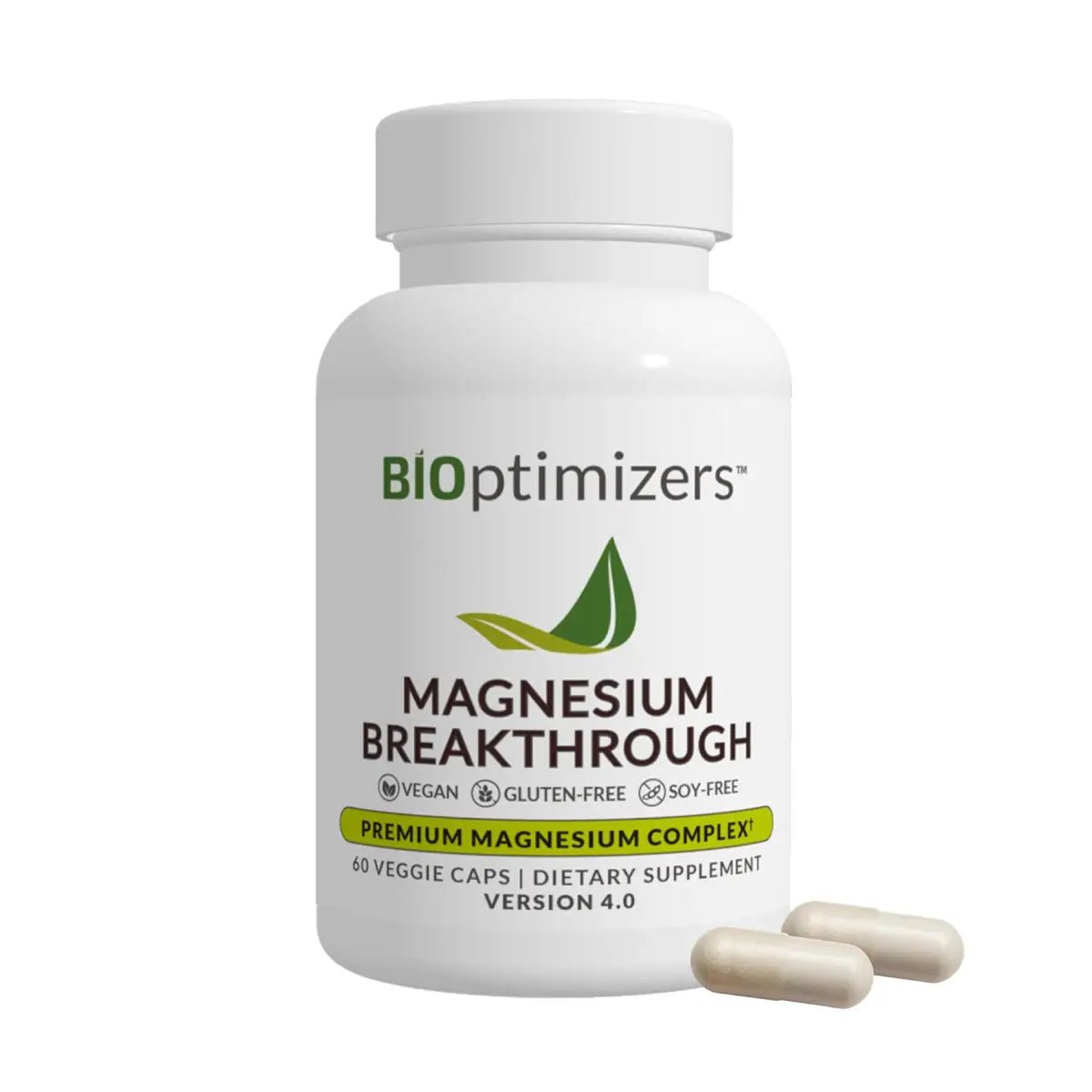 BiOptimizers Magnesium Breakthrough 60 Cápsulas - Hi Vitamins