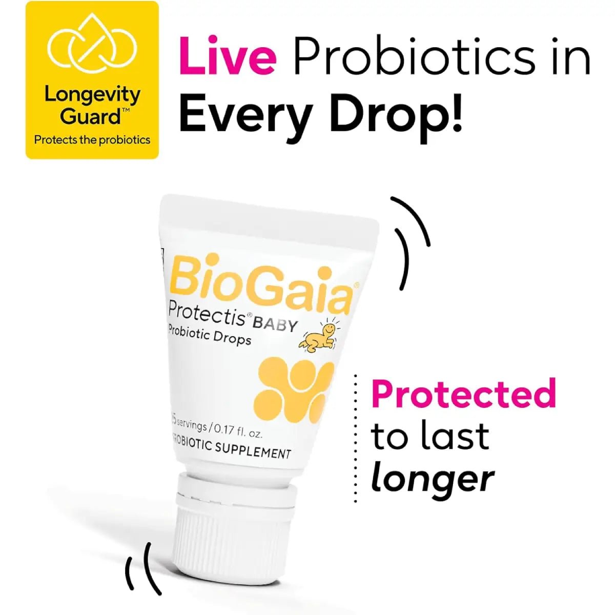 BioGaia Probiótico para Bebés 0.17 fl oz - Hi Vitamins