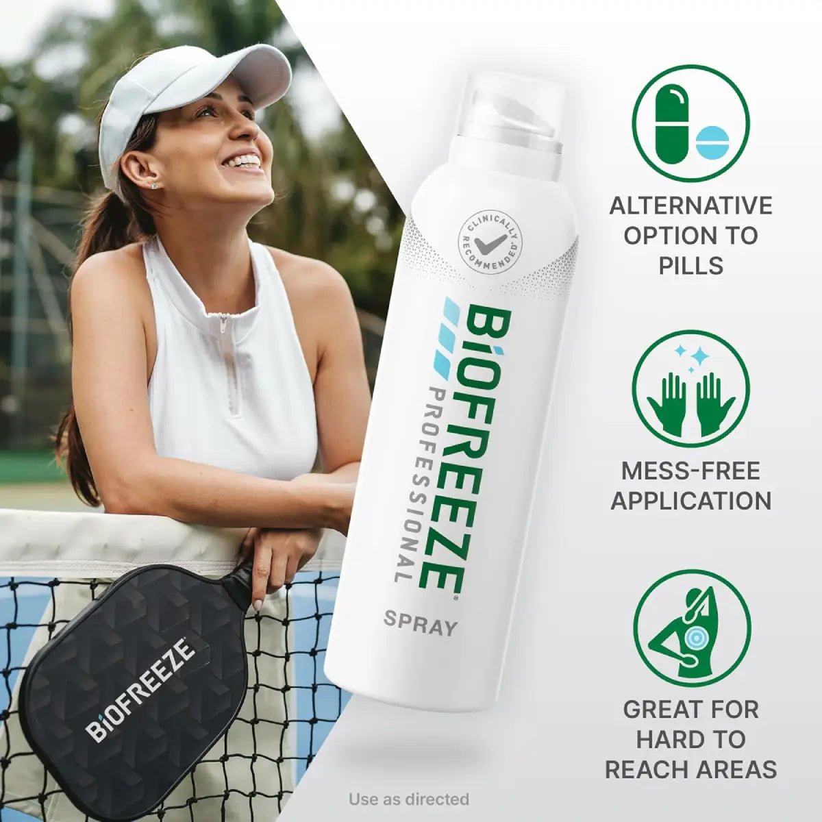 Biofreeze Professional Pain Relieving Spray 4 Oz - Hi Vitamins