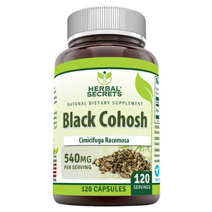 HERBAL SECRETS® BLACK COHOSH 540MG 120 CAPSULES